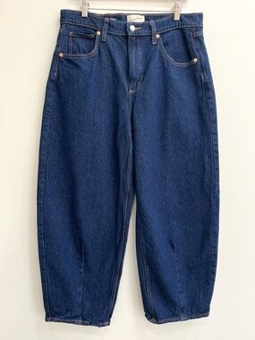 Universal Thread High Rise Easy Barrel Dark Wash Jeans Women’s 12